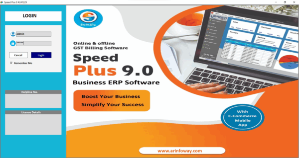SPEED PLUS 9.0 GST Ready Business ERP Billing Software - Image 3