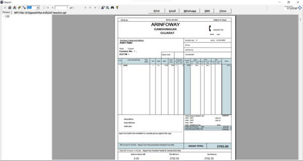 SPEED PLUS 9.0 GST Ready Business ERP Billing Software - Image 8